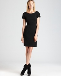 This Rachel Zoe dress in luxe wool makes for easy everyday chic. A zip slit adds versatility.