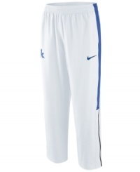 Stay ahead of the game and show your support anytime with these Kentucky Wildcats NCAA basketball pants featuring Dri-Fit technology from Nike.