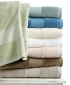 Ultra-fine long staple cotton offers a beautiful sheen in this Luxury hand towel from Martha Stewart Collection, the ultimate in comfort and style. Special construction allows for high absorbency. Choose from a range of classic hues.