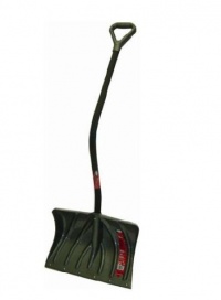 Suncast SC5350 20-Inch Snow Shovel/Pusher Combo with Ergonomic Shaped Comfort Grip Handle, No Stick Graphite Blade, And Wear Strip