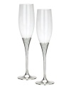 Reed & Barton Seasons of Love Toasting Flutes