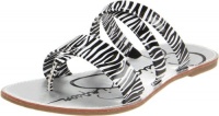 Jessica Simpson Nora III Thong Sandal (Little Kid/Big Kid),Black/White Zebra,3 M US Little Kid