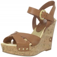 Ivanka Trump Women's Halina Wedge Sandal,Light Brown,9 M US