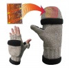 Heat Factory Men's Fold-Back Ragg Wool Gloves for use with Heat Factory Hand Warmers