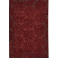 Contour CON07 Rectangle Rug, Flame, 5-Feet by 7.6-Feet