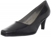 Aerosoles Women's Envy Pump,Black Leather,6.5 M