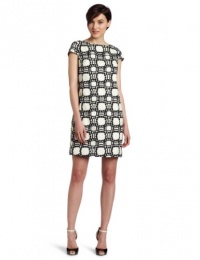 Julie Dillon Women's Printed Cap Sleeve Sheath Dress