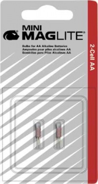 MagLite LM2A001 Replacement Lamp for AA Mini Flashlight, 2-Pack