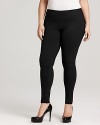 A signature control top lends shape to these sleek Lyssé Leggings look.