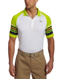 Puma Men's Golf Stripe Sleeve Polo