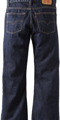 Levi's Boys 8-20 527 Loose Fit Bootcut Jean Husky, ORIGIN, 8 Husky