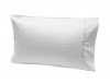 Alok International 500-100164 500 Thread Count Cotton Sateen Pillowcases, Standard, White