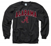 Alabama Crimson Tide Black Perennial II Crewneck Sweatshirt