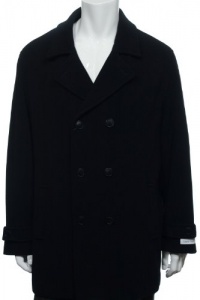 Calvin Klein Coat, Wool Peacoat Black XL