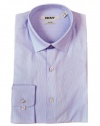 DKNY Slim Fit Pinstripe Long Sleeve Dress Shirt