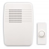 Heath/Zenith SL-6166-C Wireless Plug-In Door Chime Kit with Molded Plastic Cover, White