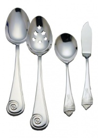 Reed & Barton Sea Shells 18/10 Stainless Steel 4-Piece Flatware Hostess Set