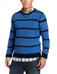 Nautica Men's Striped Crewneck Sweater