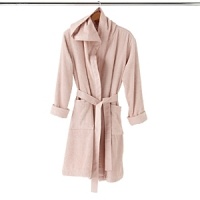 Boasting a plush hood, deep pockets, and secure tie belt, the finely looped thread on this Hudson Park terry robe infuse it unparalleled luxury.