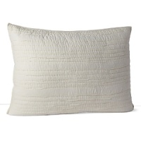 This Sky Pintuck sham adds simple texture to your bedding.