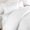 Clara Clark Affordable Microfiber 4 pc Bed Sheet Set - Queen Size, White