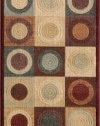 Area Rug 2x7 Runner Contemporary Red Color - Momeni Dream Rug from RugPal