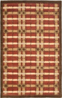 Area Rug 6x6 Round Contemporary Colorweave Plaid Color - Safavieh Martha Stewart Rug from RugPal