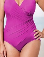 Miraclesuit Women's Solid Oceanus Swimsuit Fuchsia