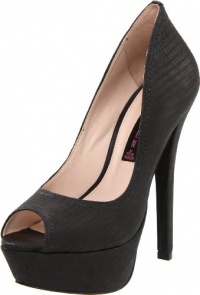 Steven by Steve Madden Women's Altetude Open-Toe Pump,Black,10 M US