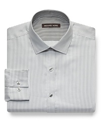 Michael Kors elevates the classic and always versatile banker stripe shirt with this handsome design, a more refined button-down that meets your highest standards.