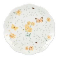 Lenox Butterfly Meadow Dessert Plates, 8-Inch, Assorted Colors, Set of 4