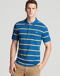 Tailored for a classic fit to provide reliable comfort wear after wear, this polo fortifies your collection of essential basics with a handsome stripe pattern.