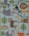 Lil Mo Whimsy Collection LMOJULMJ19BLU5070 Area Rug, 5 by 7-Feet