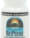 Source Naturals Bioperine Black Pepper Fruit Extract 10mg, 120 Tablets (Pack of 3)