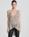 Helmut Lang Sweater - Tank with Asymmetric Hem