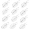 Clear Acylic Scoops for Wedding Favors, Wedding Candy Buffet Bar or Dessert Candy Scoops - 12 Scoops (3 Pkgs of 4 Scoops)