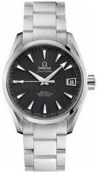 Omega Men's 231.10.39.21.06.001 Seamaster Black Dial Watch