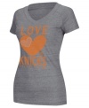 Real NY Knicks fans wear their heart on this tee by adidas.