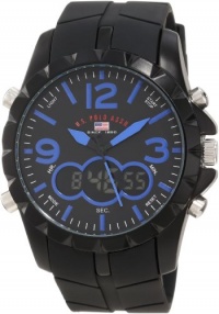 U.S. Polo Assn. Men's US9239 Black Analog Digital Strap Watch