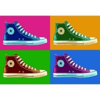 (13x19) All Star Sneakers Pop Art Poster