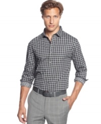 Time to test your patterned style with this innovative shirt from Sons of Intrigue. (Clearance)