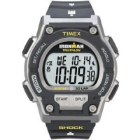 Timex T5K195 Mens Ironman Shock Resistant 30-Lap Watch - Black/Yellow