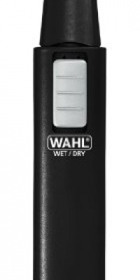 Wahl 5567-500 Ear, Nose and Brow Wet/dry Battery Trimmer, Black