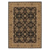 Couristan Royal Kashimar 8132/2606 All Over Vase Area Rug - Black/Deep Maple