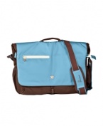 Come into comfort with this fun and functional design. Built to go wherever life takes you, this messenger bag features a roomy main compartment with a lively floral pattern, organizational pockets and interior divider pocket to hash out all the details of a well-lived life. Lifetime warranty.