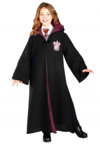 Rubies Costume Deluxe Harry Potter Child's Hermione Granger Costume Robe With Gryffindor Emblem