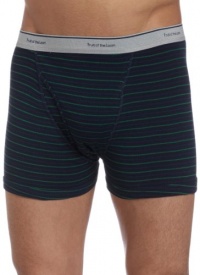 Fruit of the Loom Men's 4-Pack Stripe/Solid Assorted Trunks