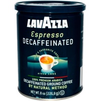 Lavazza Decaffeinated Espresso Ground Coffee, 8-Ounce Can