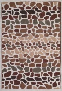 Area Rug 2x3 Rectangle Contemporary Sand Color - Momeni Bliss Rug from RugPal