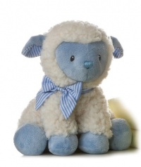 Aurora Plush Baby inches  Blue Boy Lamb